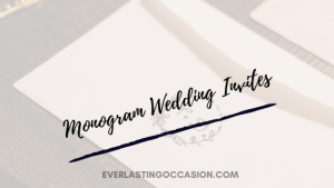 Monogram Wedding Invites