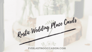 Rustic Wedding Place Cards