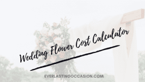 Wedding Flower Cost Calculator