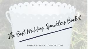 Wedding Sparklers Bucket